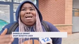 She says that without food benefits she risks dying of hunger.