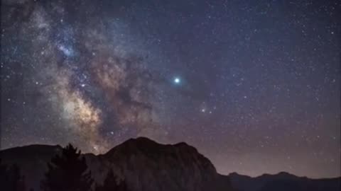 Stars circling around our geocentric earth?