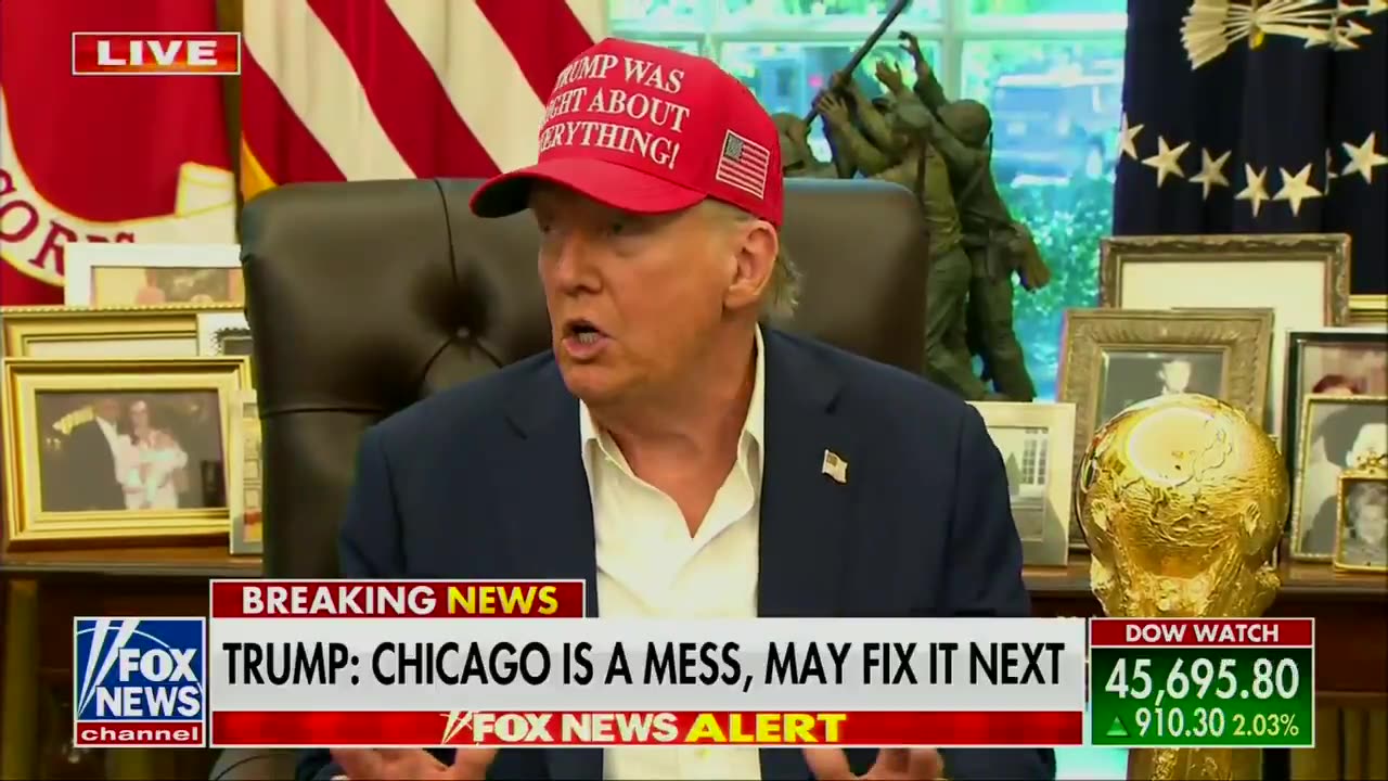 Trump Says He Will Be Dispatching Federal Agents & National Guard Troops To Chicago