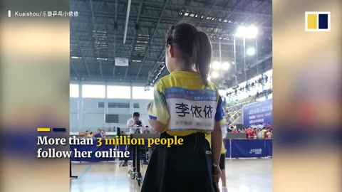 6-year-old battles tears to master table tennis in China