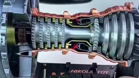 Turbofan aircraft mini enjin