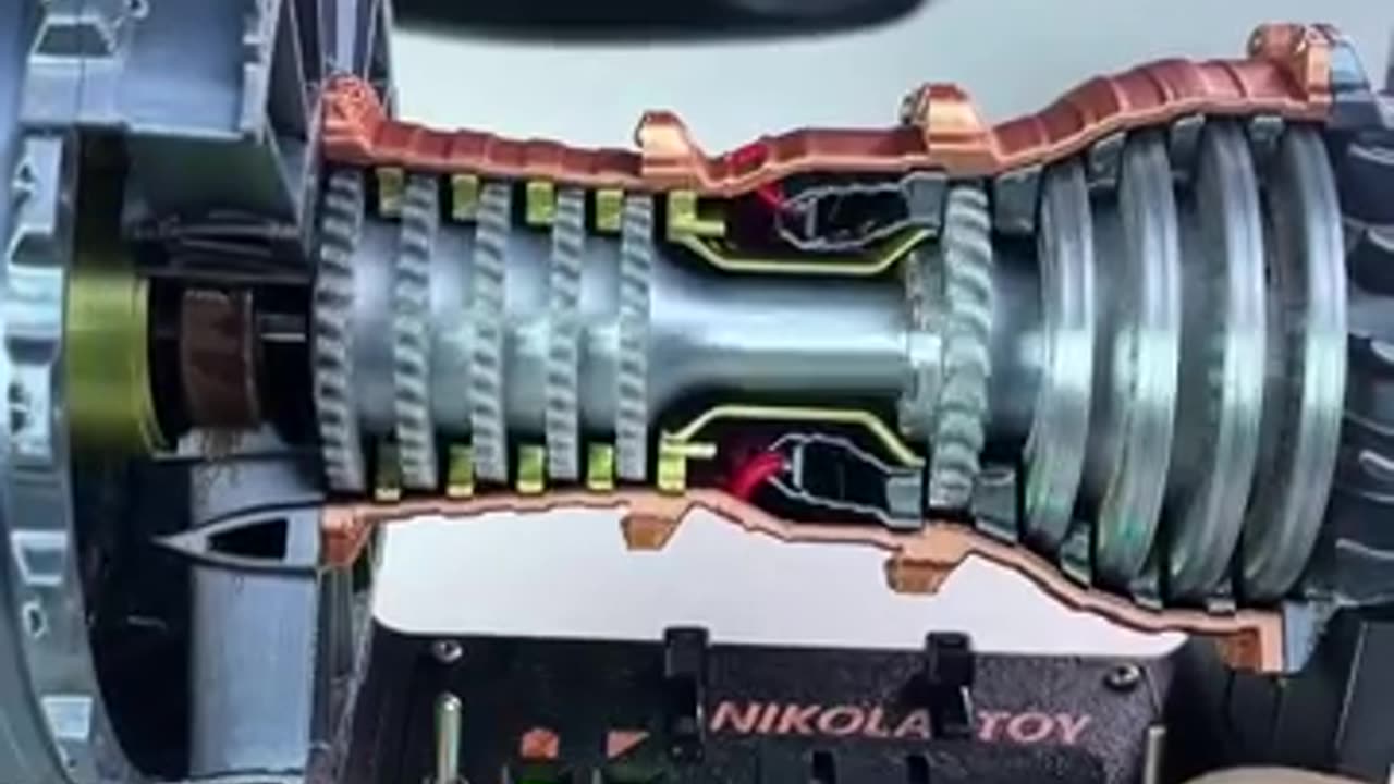 Turbofan aircraft mini enjin