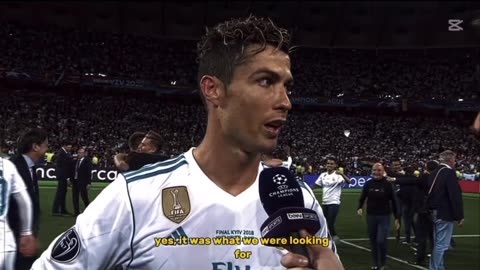 Cristiano Ronaldo- I love winning