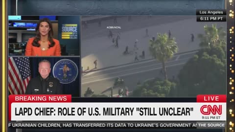 LAPD Chief disputes Trump’s claim: No, we were not in a position to request the National Guard.