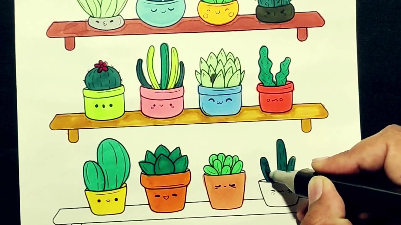 Satisfying Coloring Videos | Relaxing Coloring Videos | How To Color | 033 #coloring #satisfying