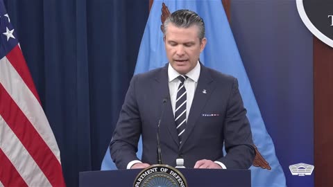 Pete Hegseth "Trump busca la paz e Irán debería tomar ese camino"