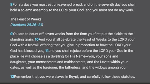 Deuteronomy 16