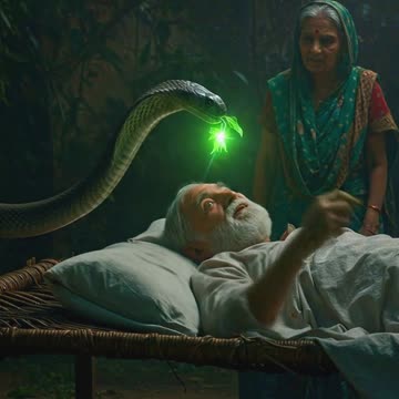 Snake and farmer frds