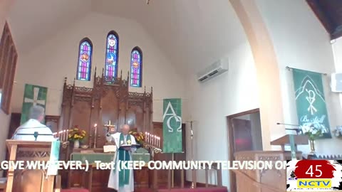 NCTV45 Christ Lutheran Church SERVICE SUNDAY SEPT 21 2025