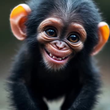 Just a little monkey #ai #ki #aiart #kiart