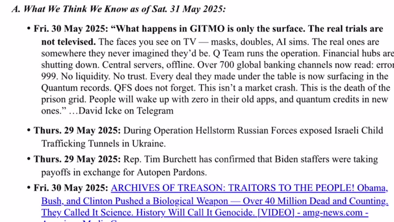 WTPN SITUATION UPDATE FEATURING RESTORED REPUBLIC 5-31-25