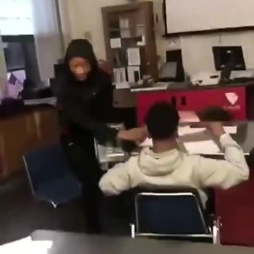 In science class White boy teaches Tyrone a lesson. Im surprised he didnt get jumped