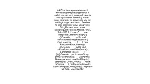How to implement pagination in recyclerview
