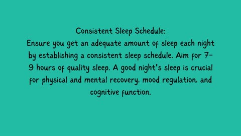 Developing good habits
