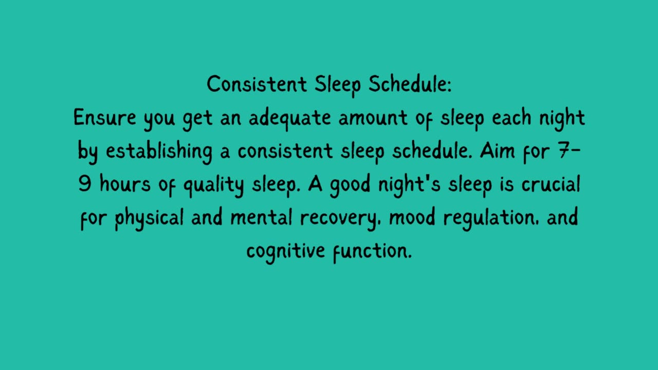 Developing good habits