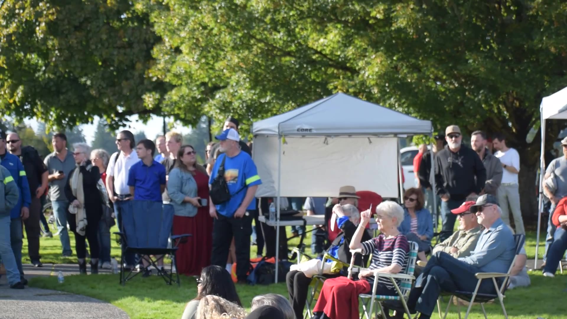 Charlie Kirk Memorial - Trivoli Fountain at Olympia Statehouse, Sept 21st in WA plus interviews