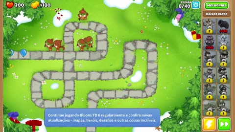 Bloons TD 6 Ape Field Easy Round 8