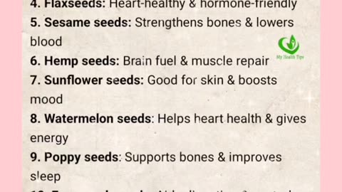 Powerful Seeds work Better than Medicine