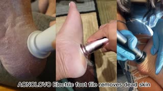 Professional Electric Foot Sander Pedicure Tools Adjustable Speed with 60 Sandpaper Discs