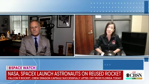 SpaceX launches NASA crew on reused rocket to International Space Station