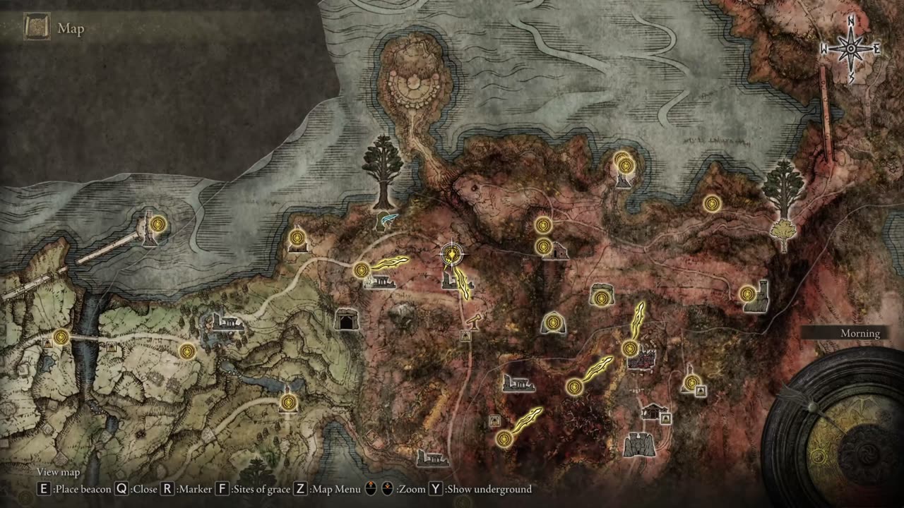 Elden Ring PC | How to get to Abandoned Cave from Caelim Ruins site of grace