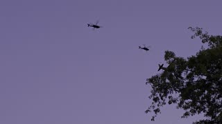 Night time low level Army refueling practice