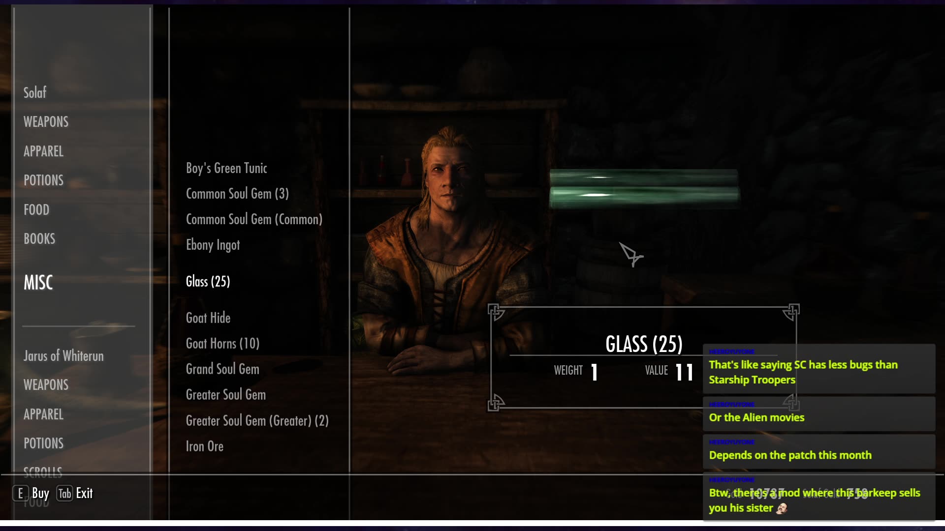 Skyrim -- Since Star Citizen is Hacked