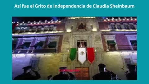 Grito de independencia de Claudia Sheinbaum