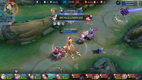 Mobile Legends game Zentian gameplay!!