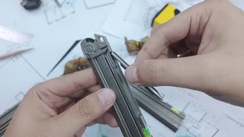 Titanium Multifunctional EDC Foldable Measuring Ruler