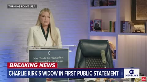 Charlie Kirk s widow, Erika Kirk, makes first public remarks: Charlie loved America