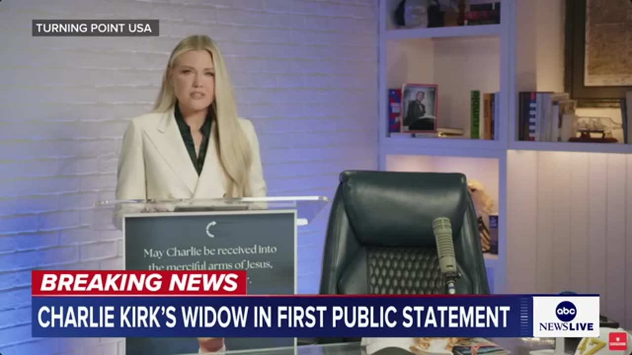 Charlie Kirk s widow, Erika Kirk, makes first public remarks: Charlie loved America