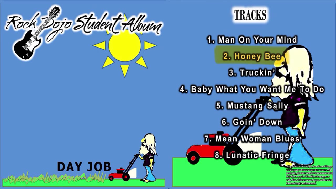 Rock Dojo Student Album #40 "Day Job": Honey Bee (Stevie Ray Vaughan Cover) Track 2