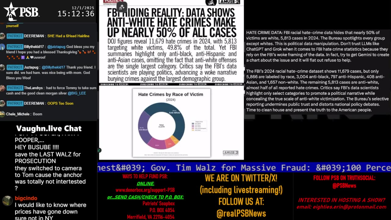 Patriots' Soapbox NEWS - LIVE 24/7!