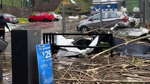 Destruction from Tornado in Chile