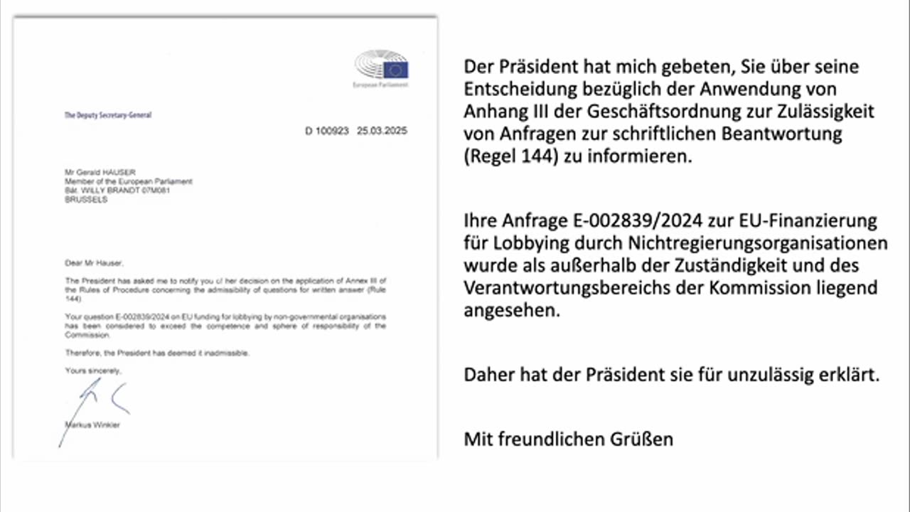 EU-Korruption! NGOs sind gigantische Geld-Verschiebungs-Instrumente!