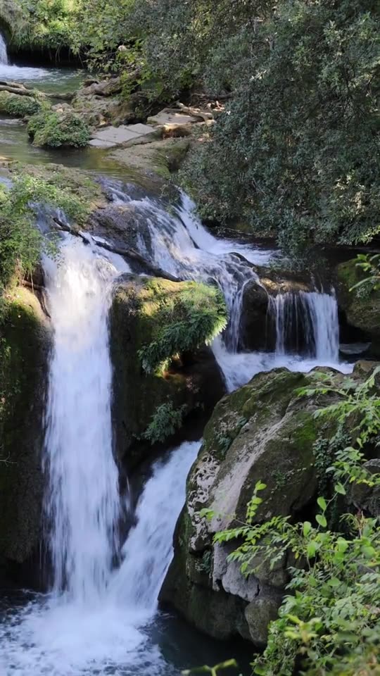 Cascade waterfall river