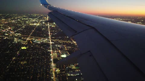 Los Angeles to Chicago flight, if memory serves me correctly