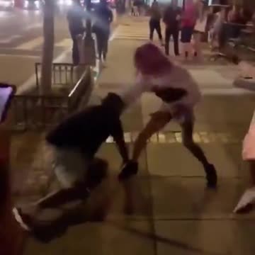 Trans Beats Up Man Double his size.....