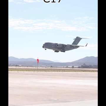 Smoothest #C17 GlobeMaster Landing #Aviation #Avgeeks #AeroArduino