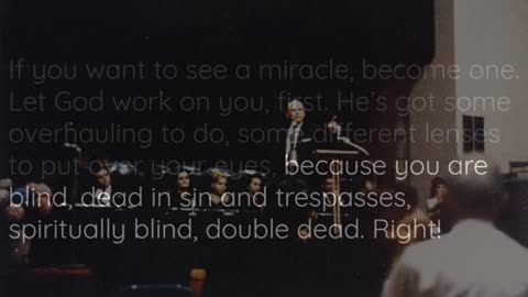Let God Work On You First - Become A Miracle Of God's Grace