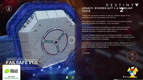 Destiny 2 ᕈS5 🎮 : HERESY : FINAL HOUR : CHECK IN
