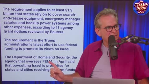 Trump denies disaster aid to U.S. states boycotting Israel! then flips