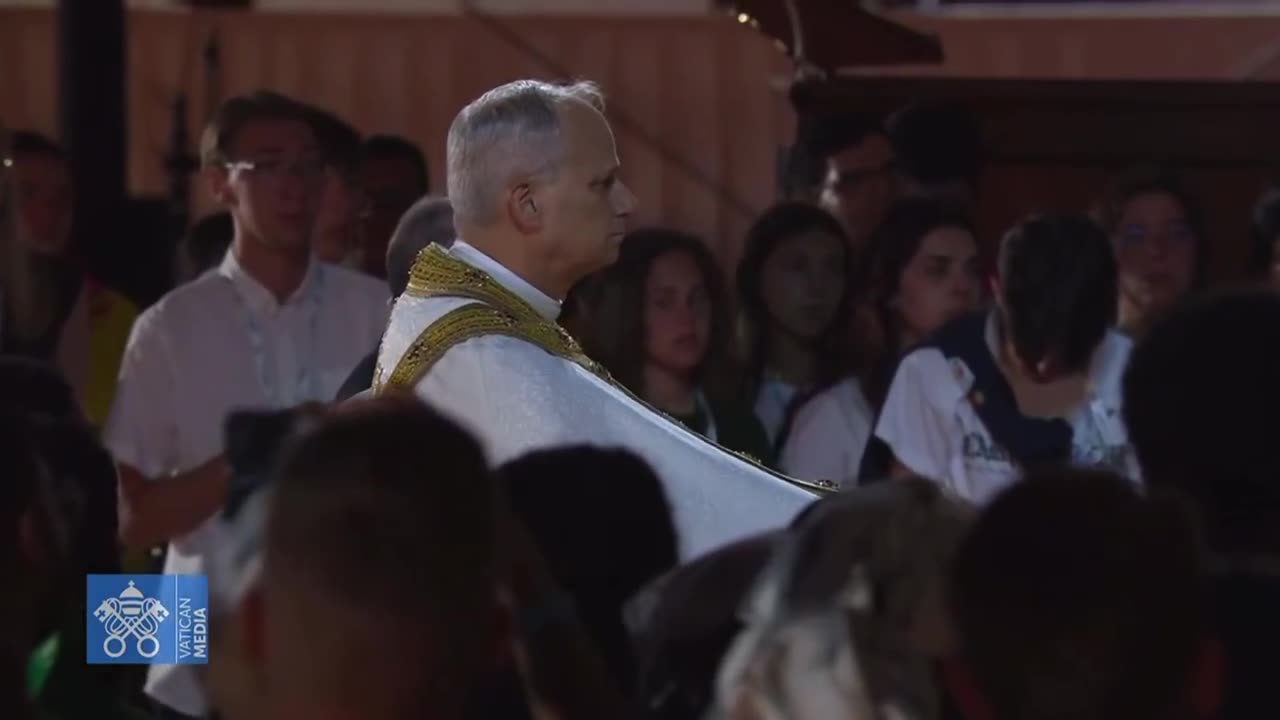 Papst Leo - Rom - Weltjugendtreffen 2025 - Tor Vergata - Segen