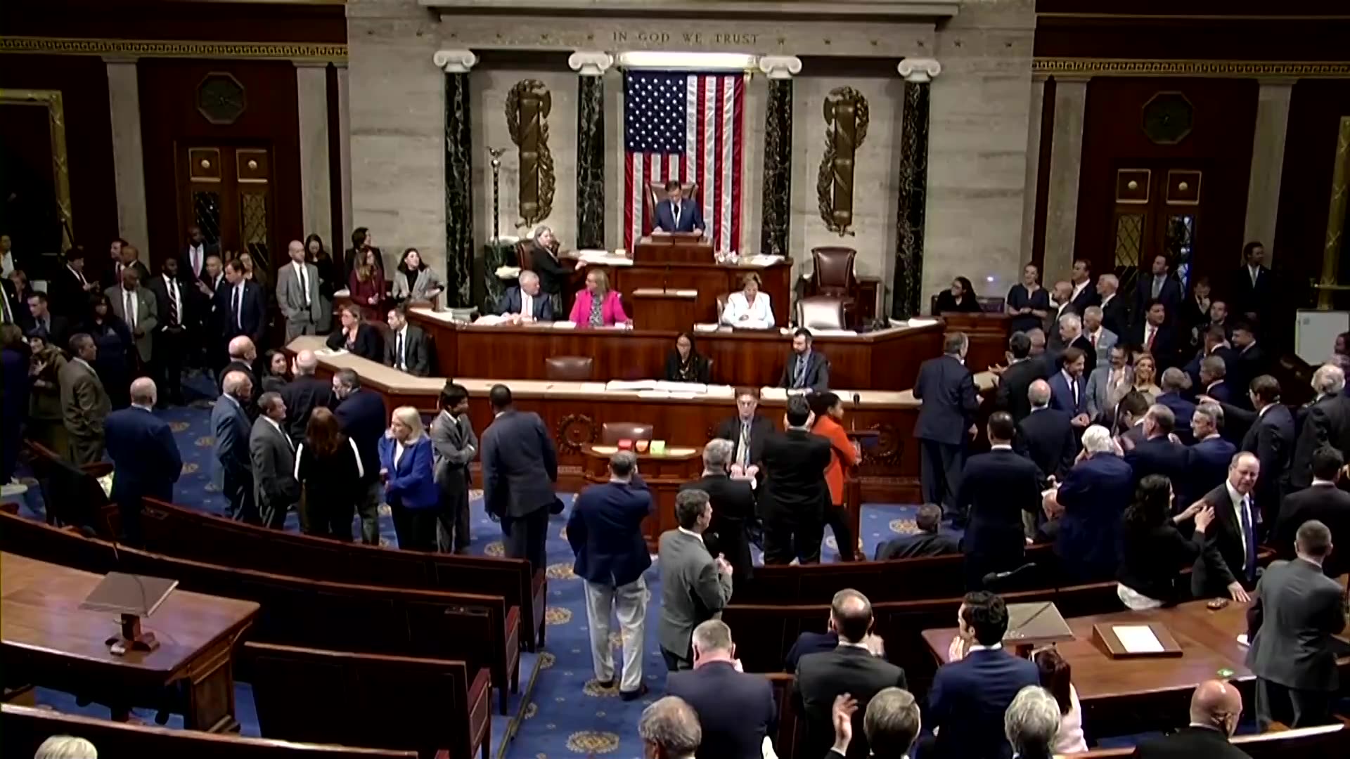 US House passes Trumps sweeping tax-cut bill after hours debating