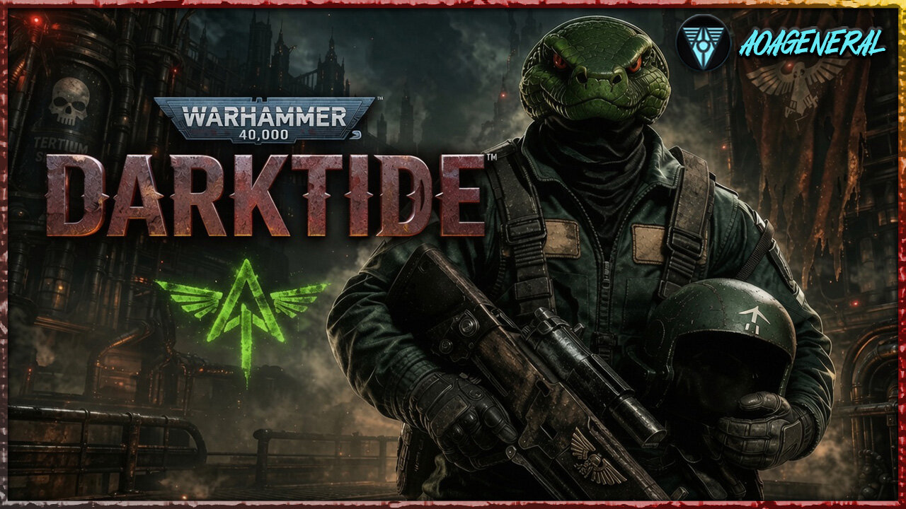 Warhammer 40k Darktide - Taking On Bloodthirsty Hordes in Glorious Battle w/AoAGeneral