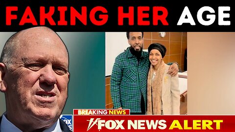 Ilhan Omar CAUGHT Lying About Her AGE as Tom Homan Says DENATURALIZATION on the Table