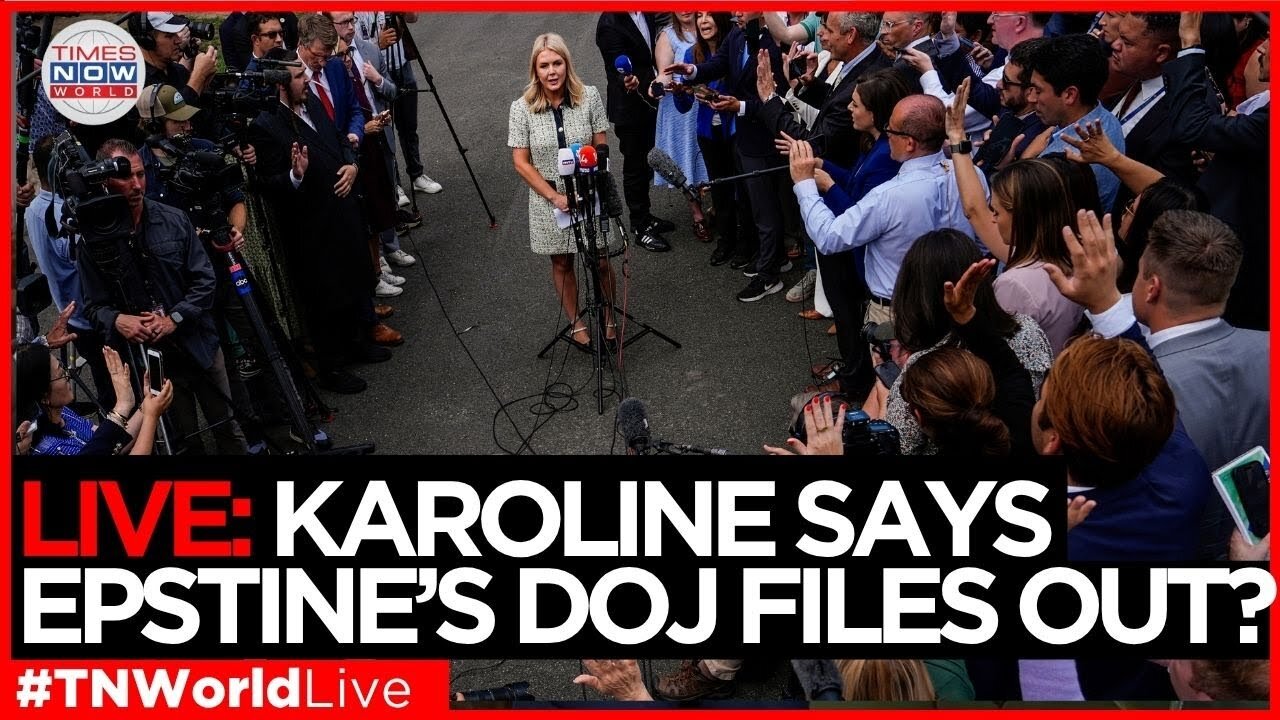 US News LIVE | Press Sec. Karoline Leavitt: Trump Orders DOJ To Unseal Epstein’s Grand Jury Docs