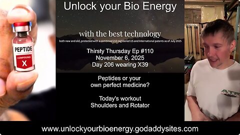 Peptides or your own perfect medicine Thirsty Thursday Ep 110 Nov 6, 2025