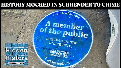 The absolute state of London as history is used to highlight impotence to crime